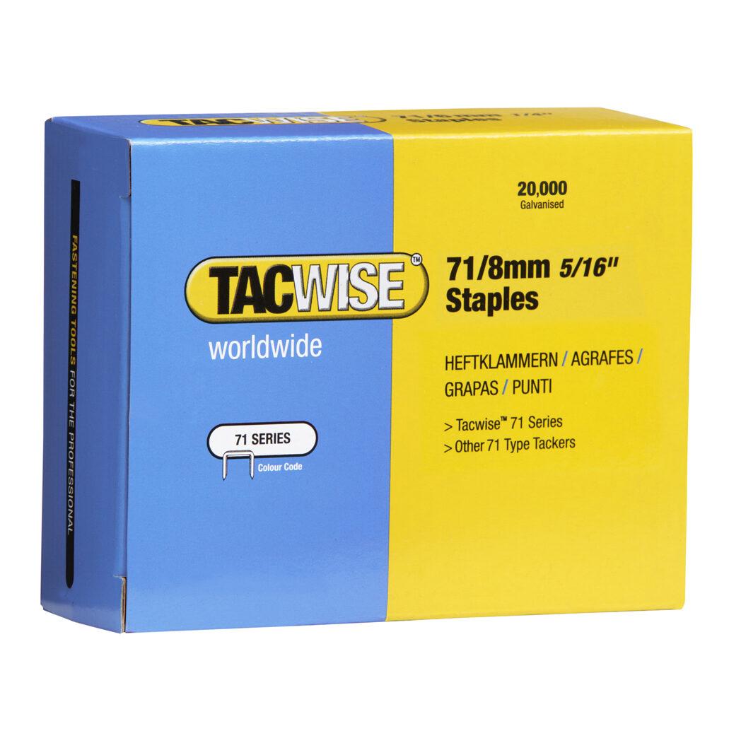 TACWISE Agrafes 71/8 mm, boîte de 20 000 — packshot