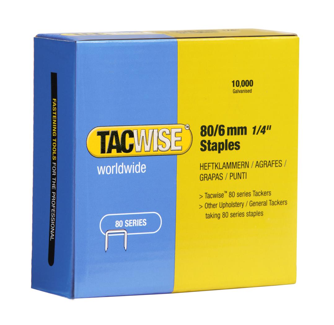 TACWISE Agrafes 80/6 mm, boîte de 10 000 — packshot