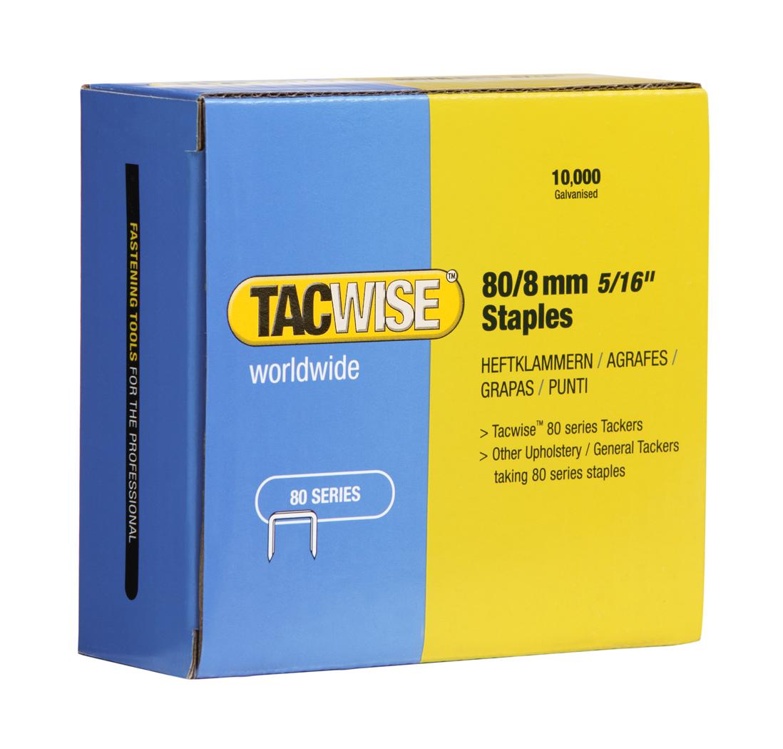 TACWISE Agrafes 80/8 mm, boîte de 10 000 — packshot