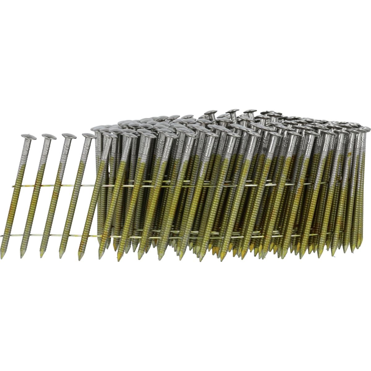Rouleau de clous SENCO inox 304 2,3 x 45 mm annelés, deux fils cuivre, de trois quarts