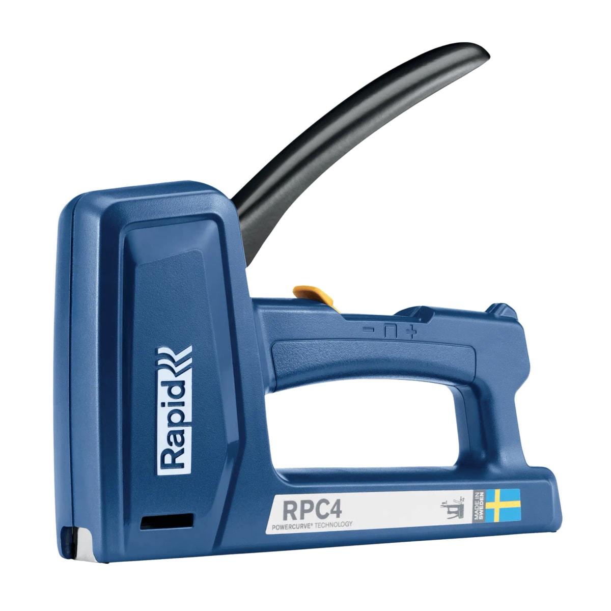 Agrafeuse-cloueuse manuelle RPC4, bleu RAPID TOOLS — Rapid Agrafeuse/cloueuse RPC4, bleu